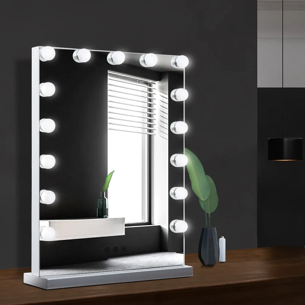 15 LED Hollywood Makeup Mirror 43x61cm, Touch Controls - Embellir