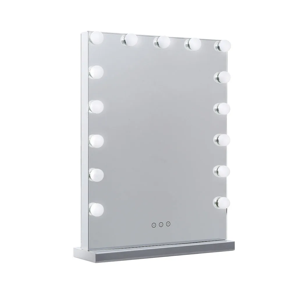 15 LED Hollywood Makeup Mirror 43x61cm, Touch Controls - Embellir
