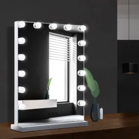 15 LED Hollywood Makeup Mirror 43x61cm, Touch Controls - Embellir