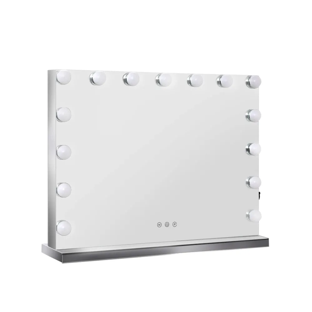 15 LED Touch Control Makeup Mirror 58x46cm - Embellir