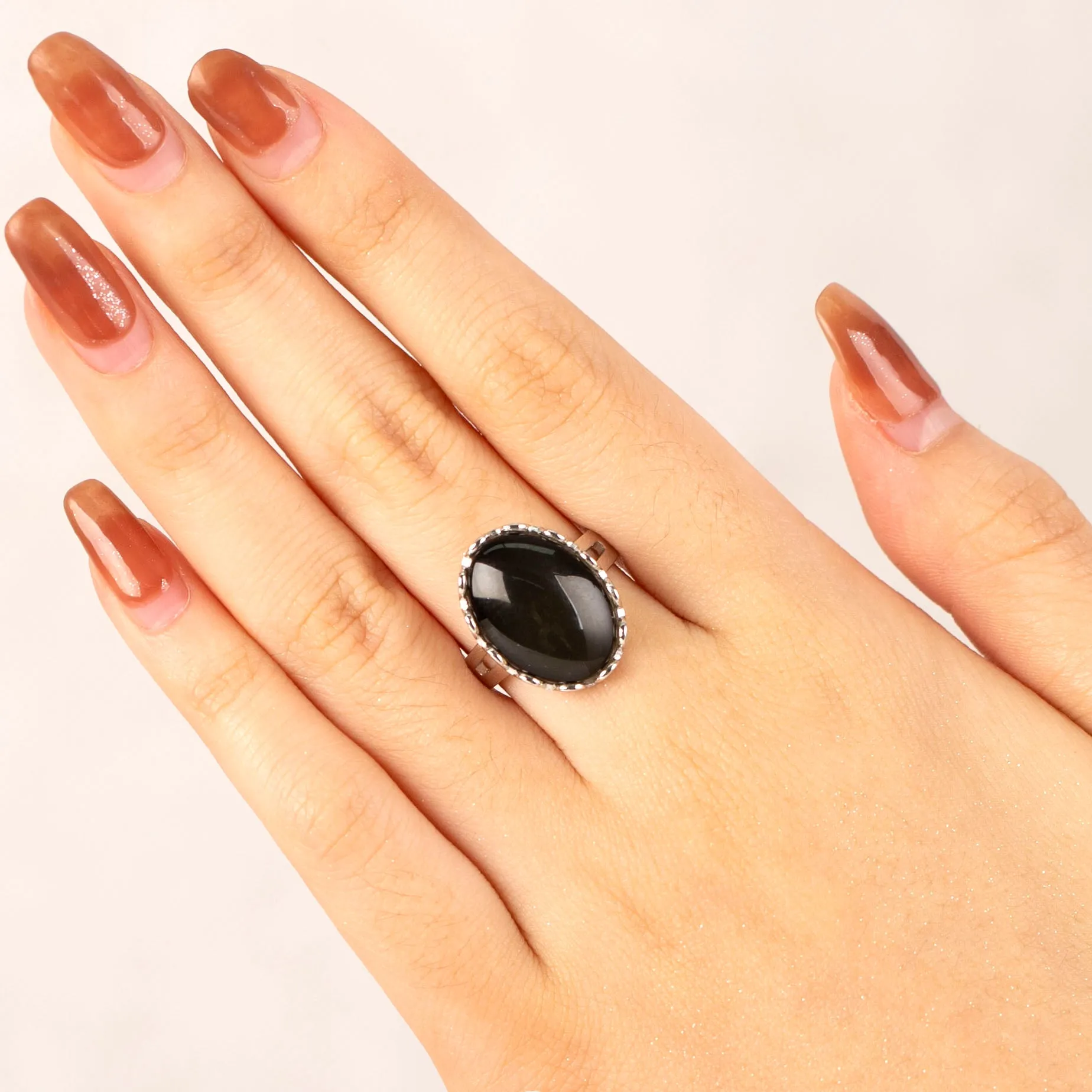 Adjustable Pure Crown Mood Ring