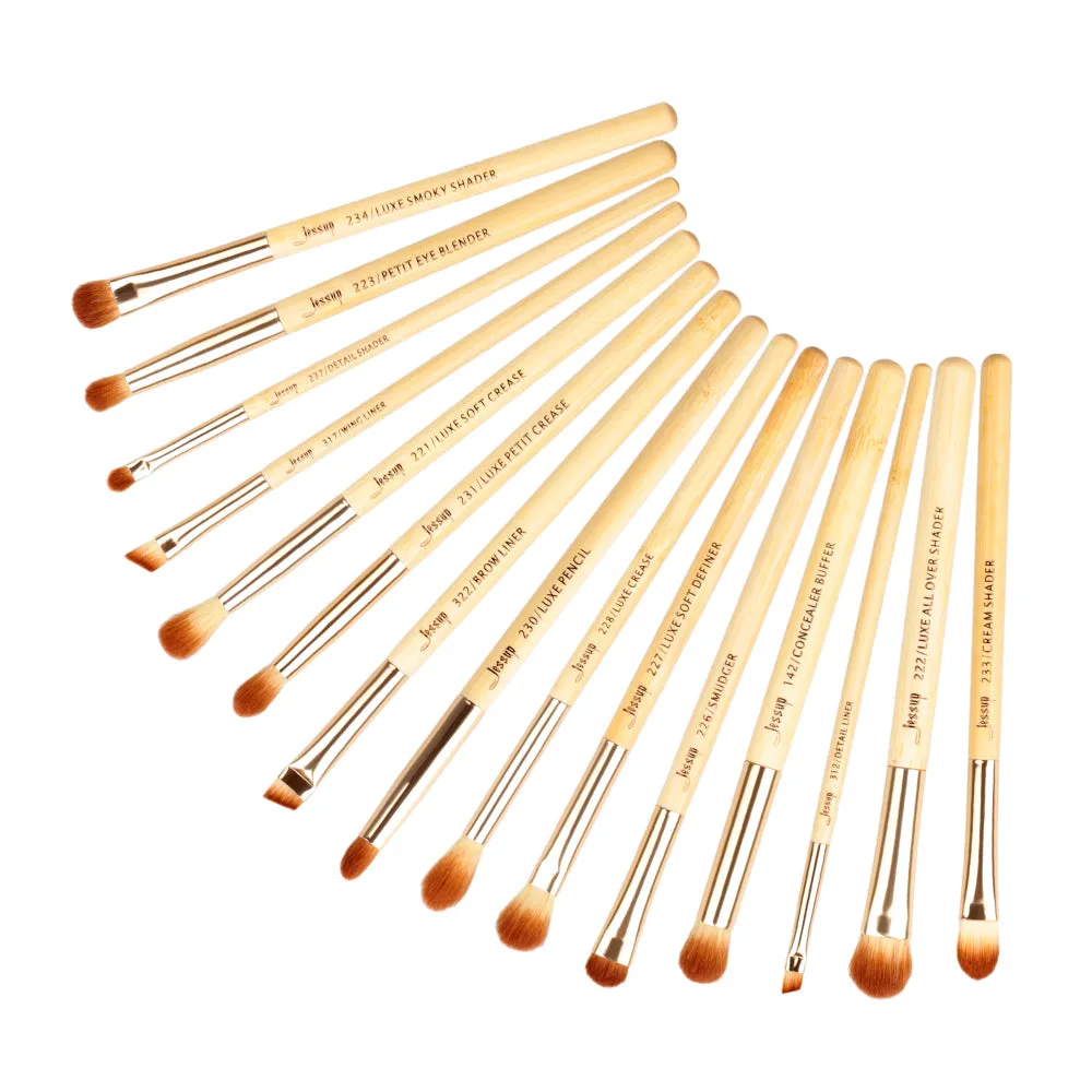 Bamboo Eyes Brushes Set 15Pcs T137