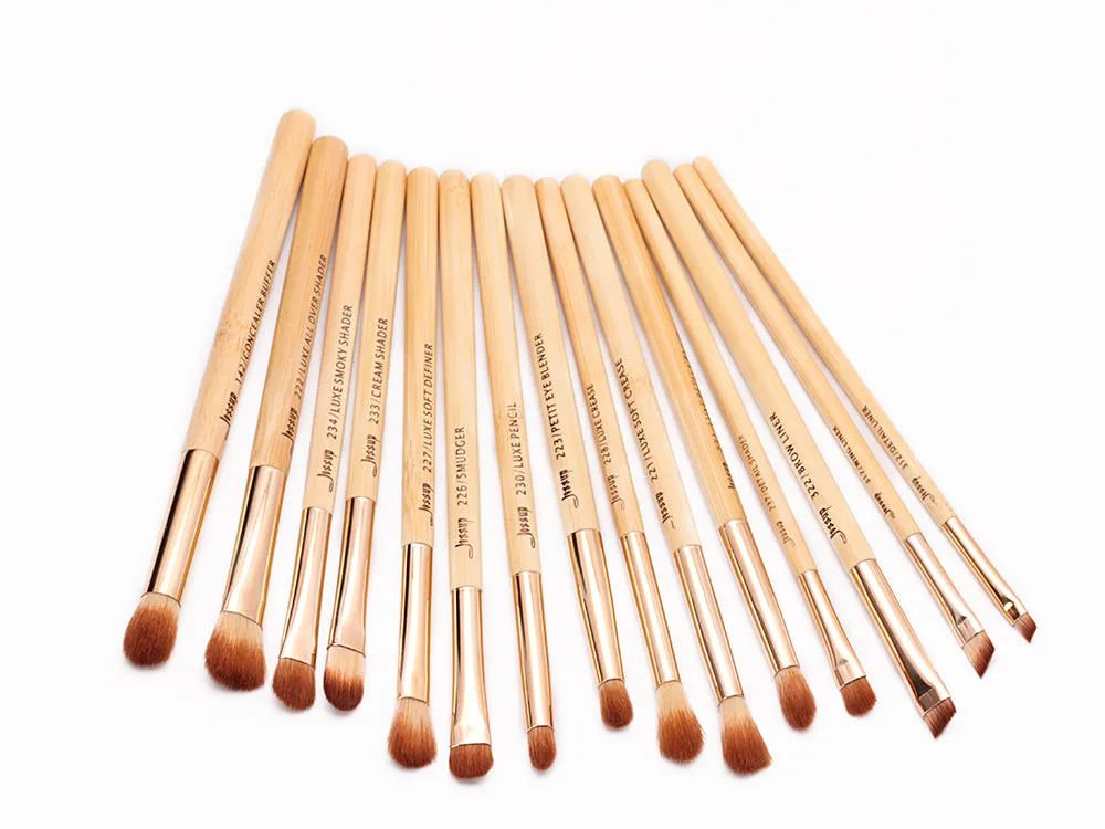 Bamboo Eyes Brushes Set 15Pcs T137