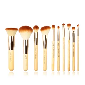 Bamboo Makeup Brush Set 10 Pcs T136