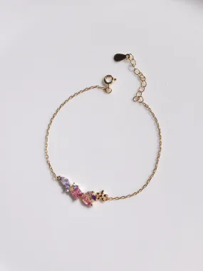 Beauty Flower Bracelet, 925 Sterling Silver