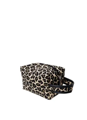 Black Colour BCNYLA Makeup Bag - Leopard