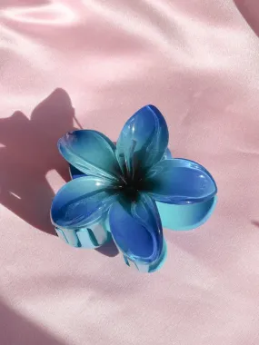 Blue Lotus Hair Clip
