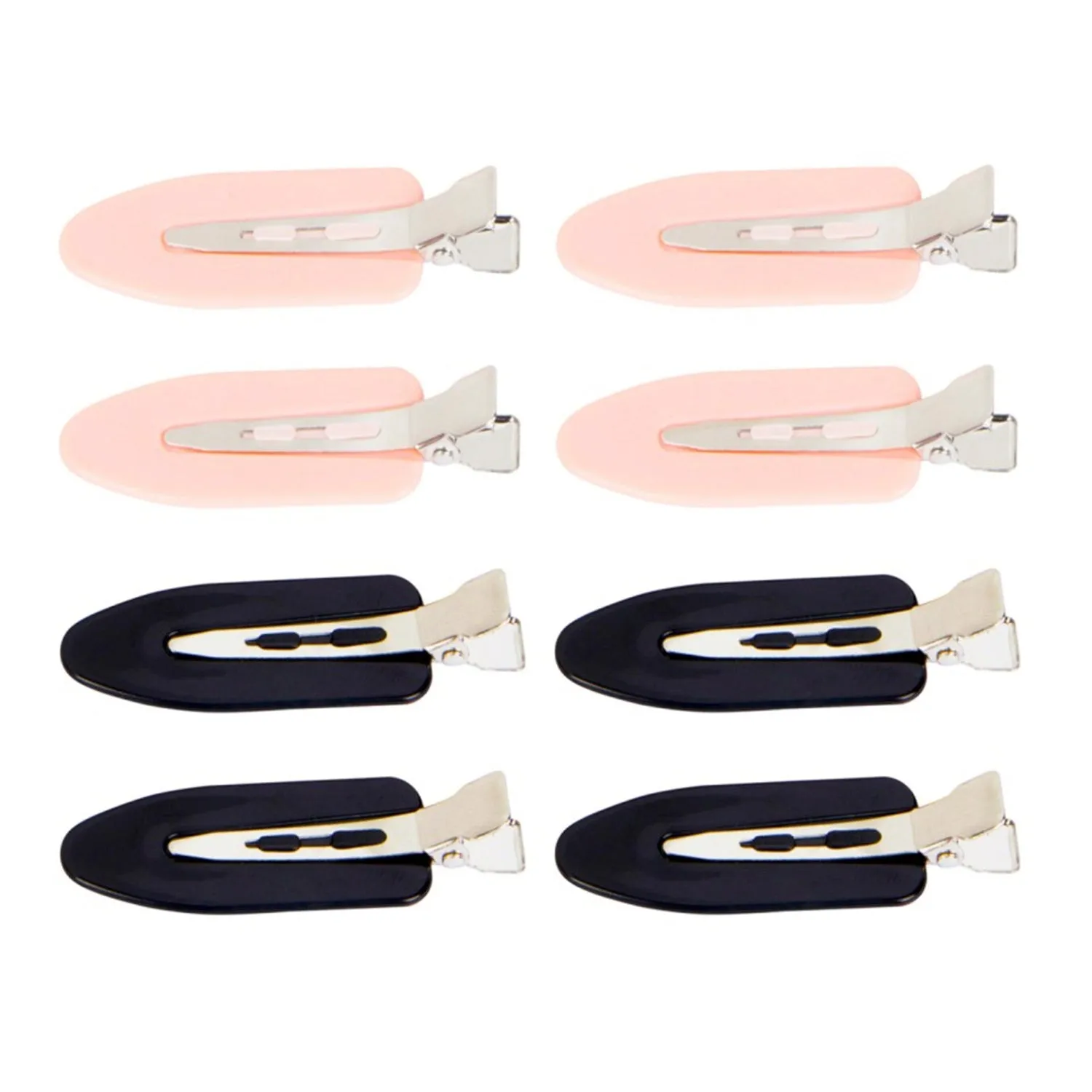 Cala Hair Setting Black & Pink Clips 8pcs