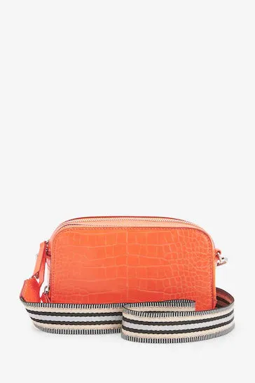 Croc Effect Camera Bag