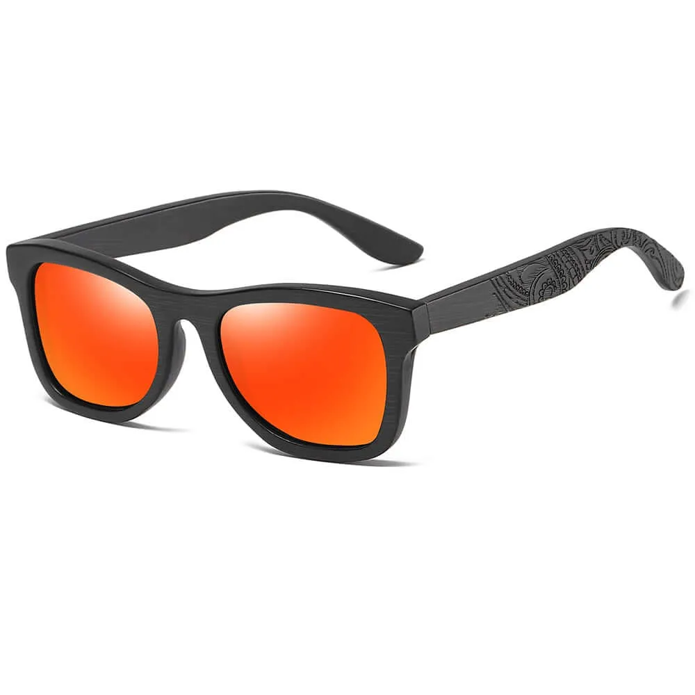 DARK BAMBOO POLARIZED SUNGLASSES