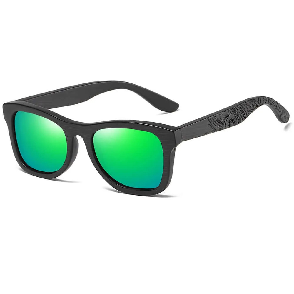 DARK BAMBOO POLARIZED SUNGLASSES