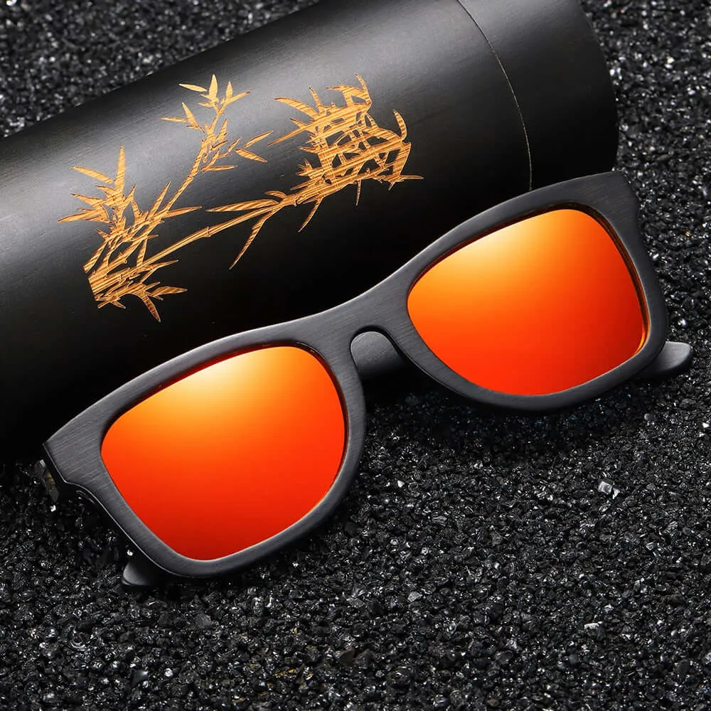 DARK BAMBOO POLARIZED SUNGLASSES