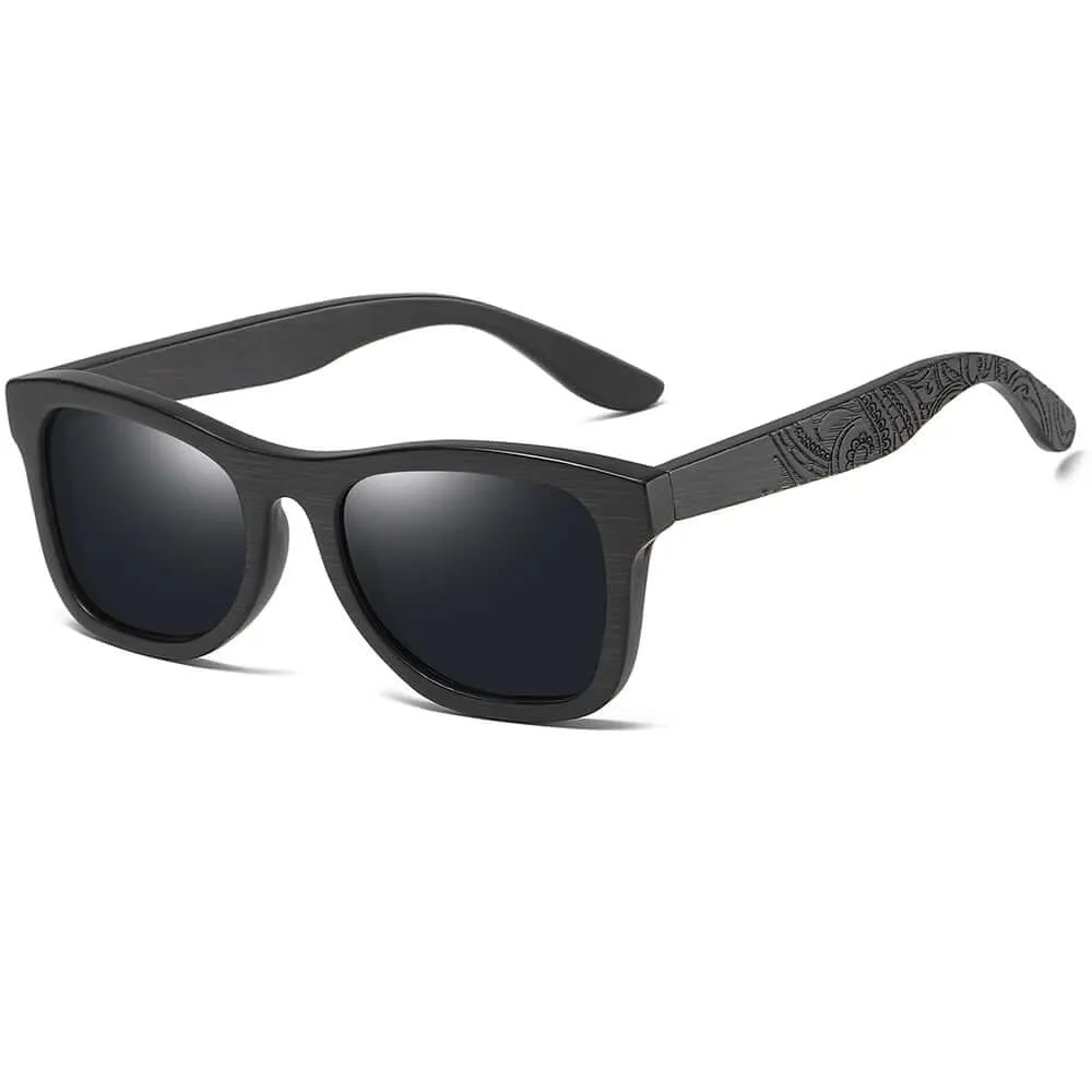 DARK BAMBOO POLARIZED SUNGLASSES