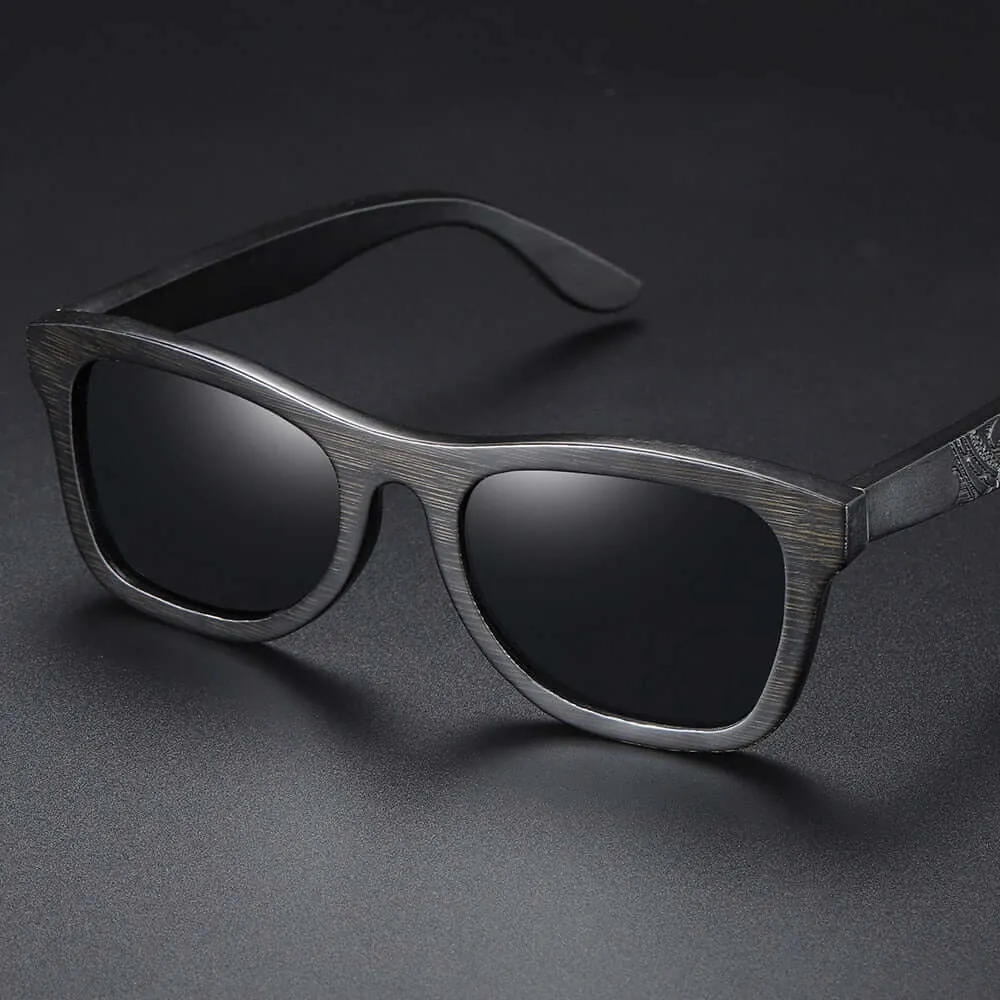 DARK BAMBOO POLARIZED SUNGLASSES