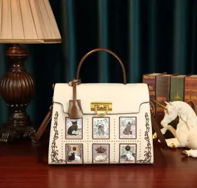 Fashionable High-End Feel Tattoo Kelli Handbag Crossbody Bag Cat S5130432