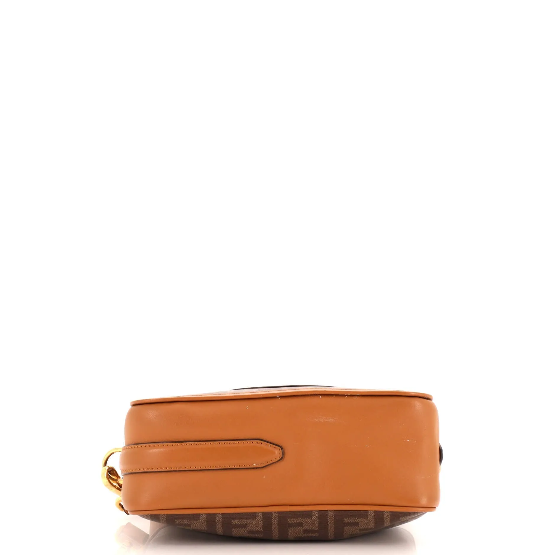 FF Logo Stamp Camera Bag Zucca Coated Canvas Small