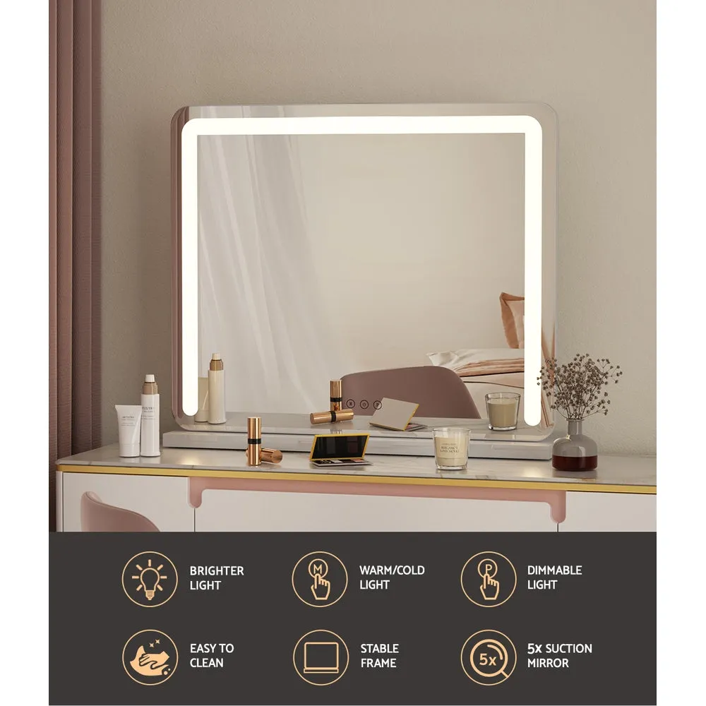 Hollywood Vanity Makeup Mirror, LED Light, 5X Magnification, Embellir