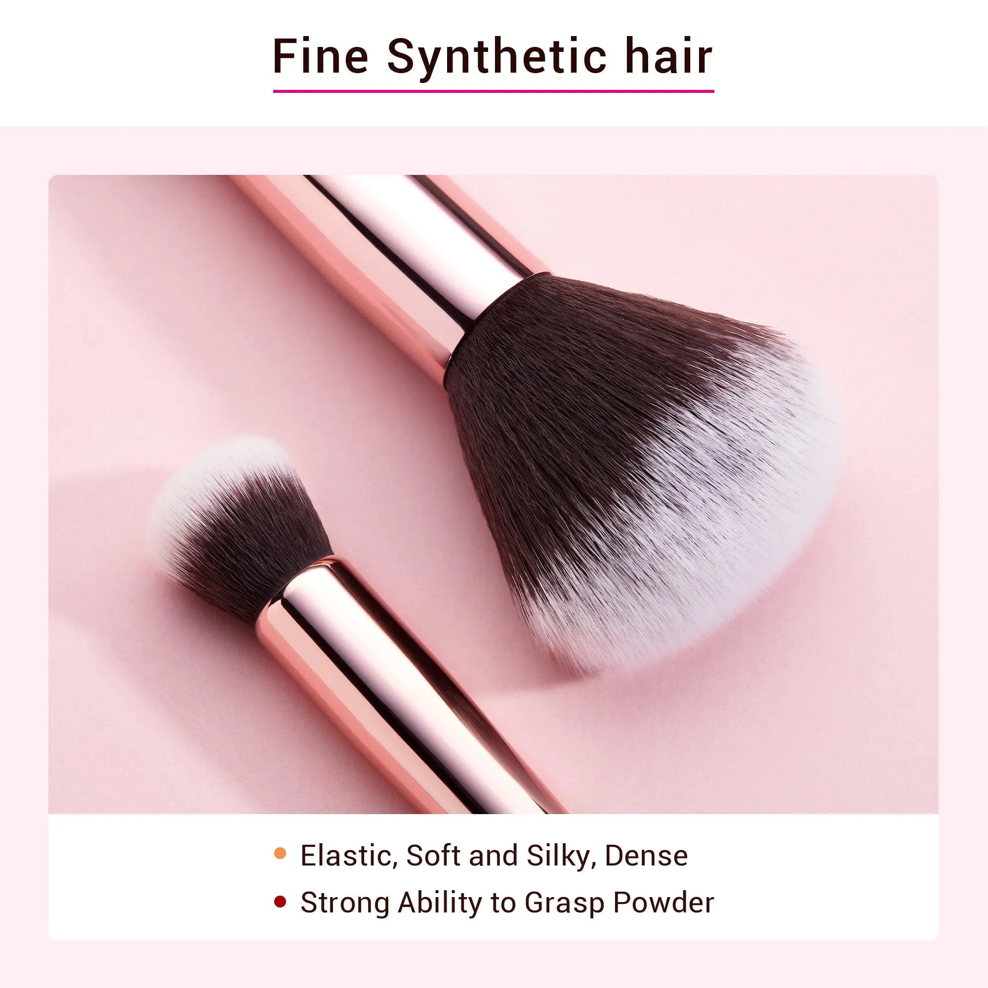 Individual 15Pcs Makeup Brush Set T162