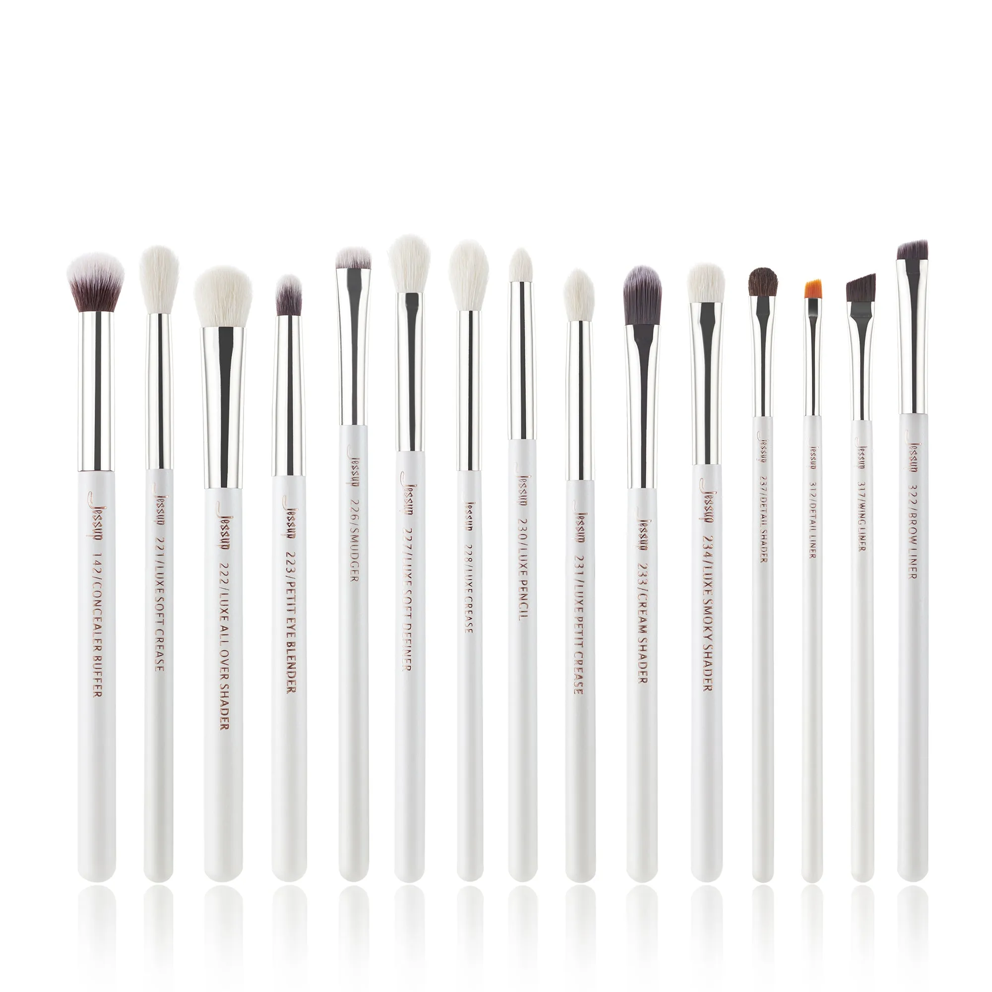 Individual Eye Brushes 15Pcs T237