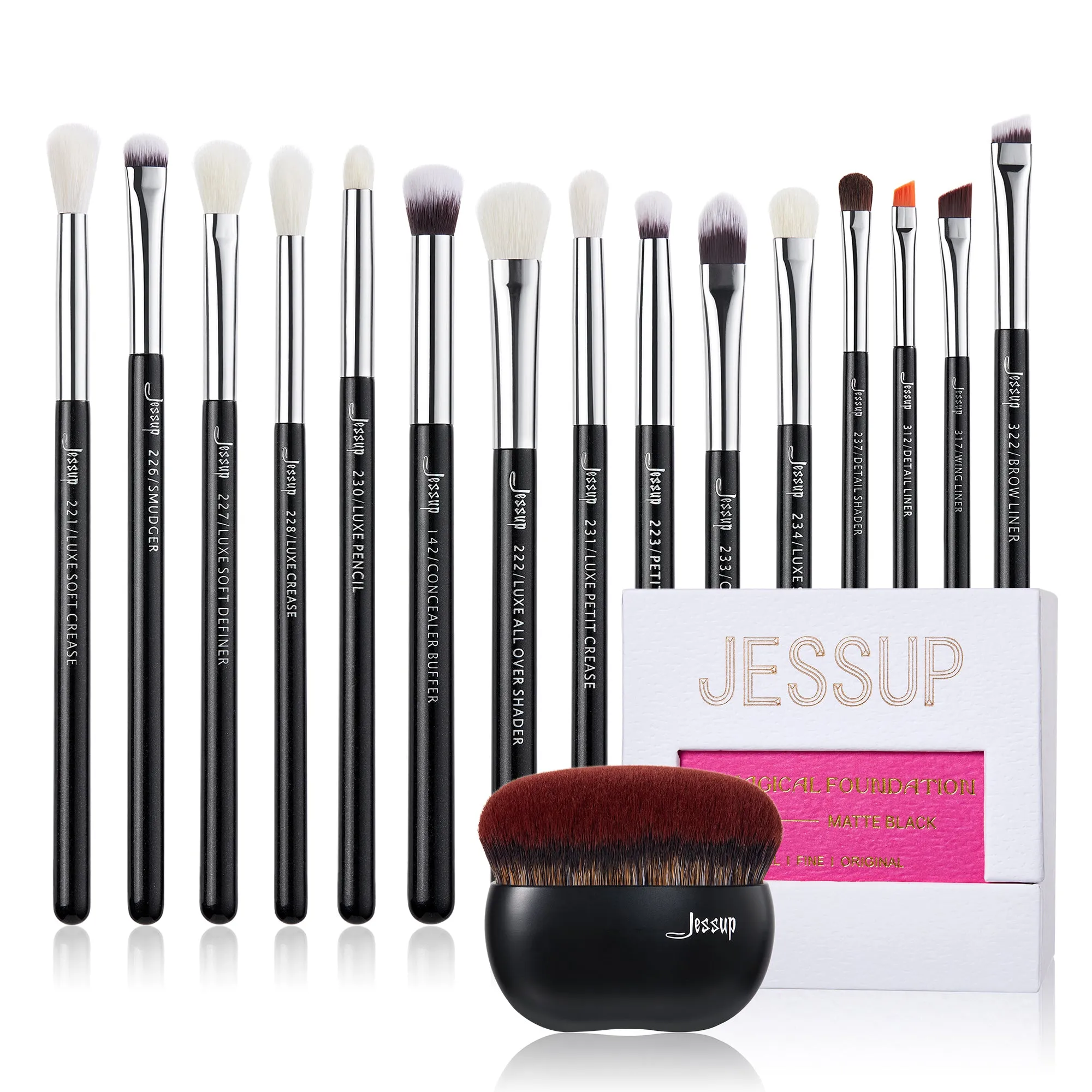Individual Eyeshadow Brushes 15Pcs T177