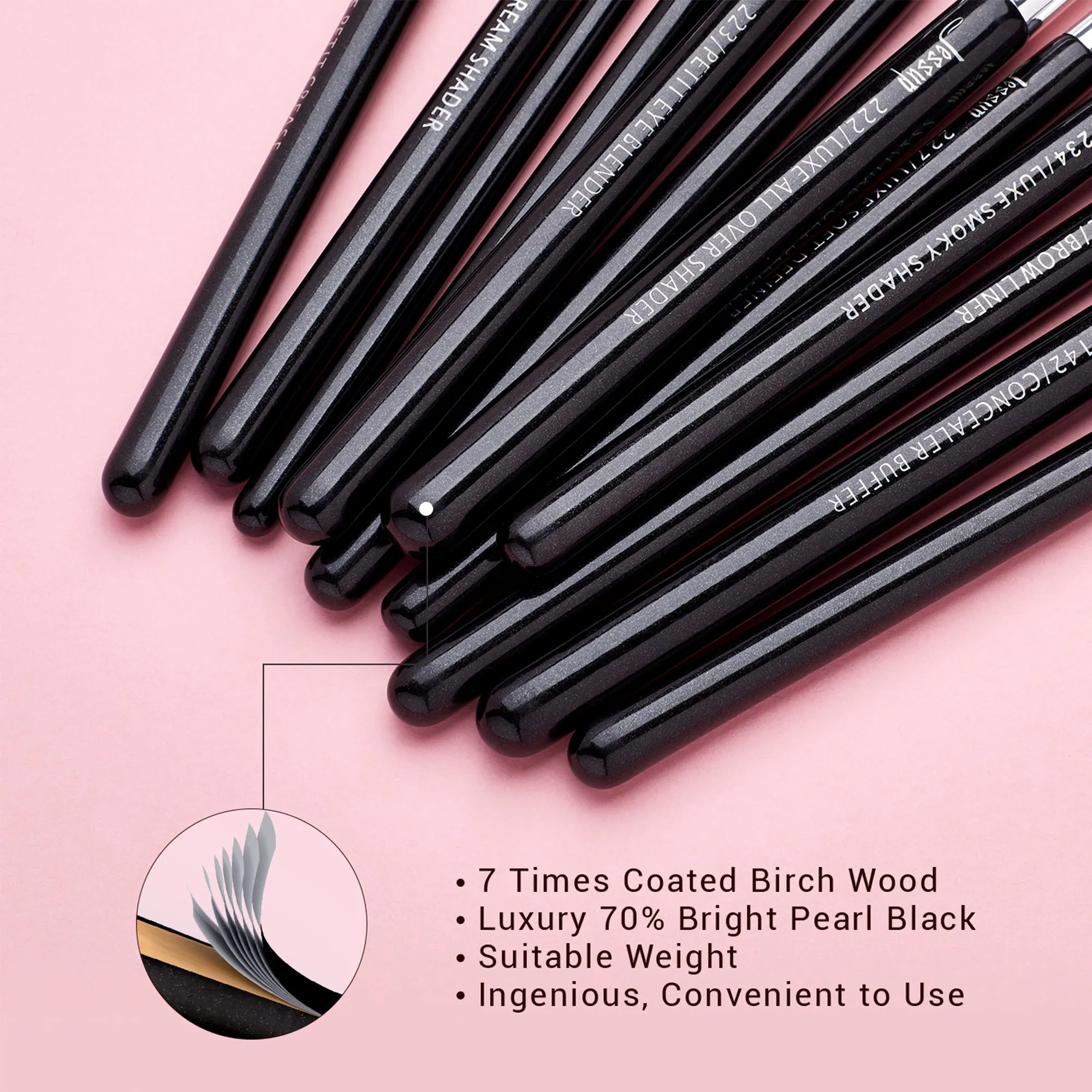 Individual Eyeshadow Brushes 15Pcs T177