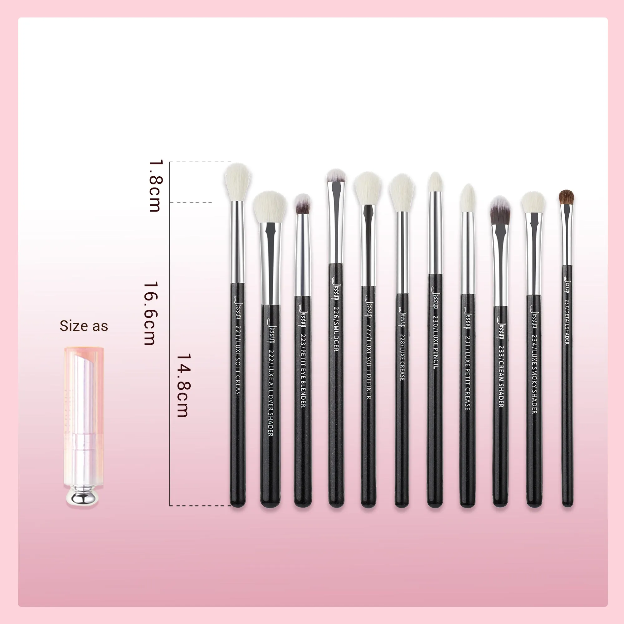 Individual Eyeshadow Brushes 15Pcs T177