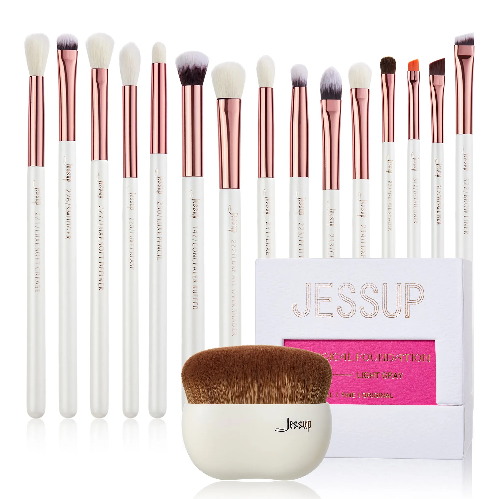 Individual Eyeshadow Brushes 15Pcs T217