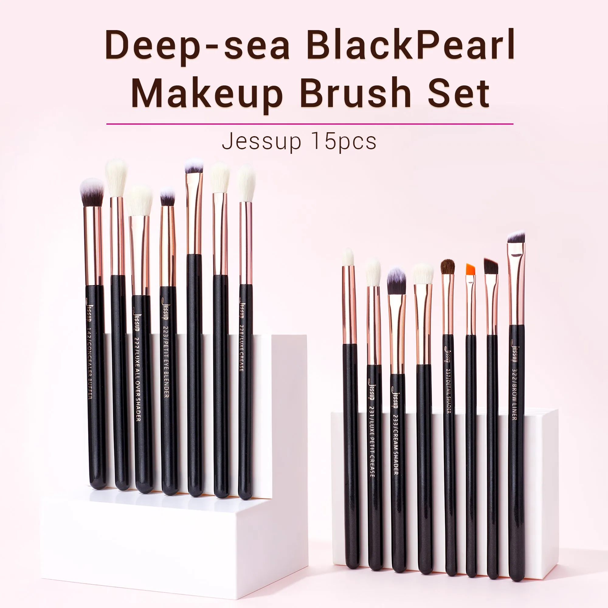 Individual Eyeshadow Burshes 15Pcs T157