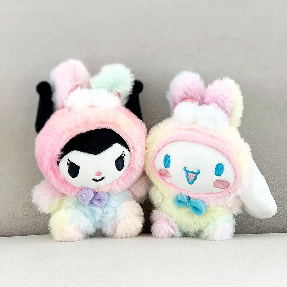Kuromi Rainbow Clip-On Plush