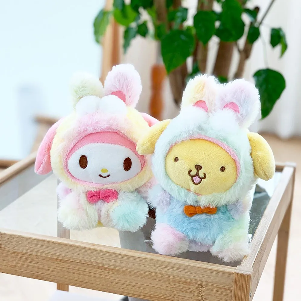 Kuromi Rainbow Clip-On Plush