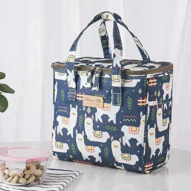 Lunch Box Picnic Insulated Bag Large Portable Waterproof Ice Pack Lunch Bag Work Lunch Bag for Adult Women