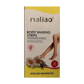 Maliao 20pcs Body Waxing Strips With Chamomile Flower M50