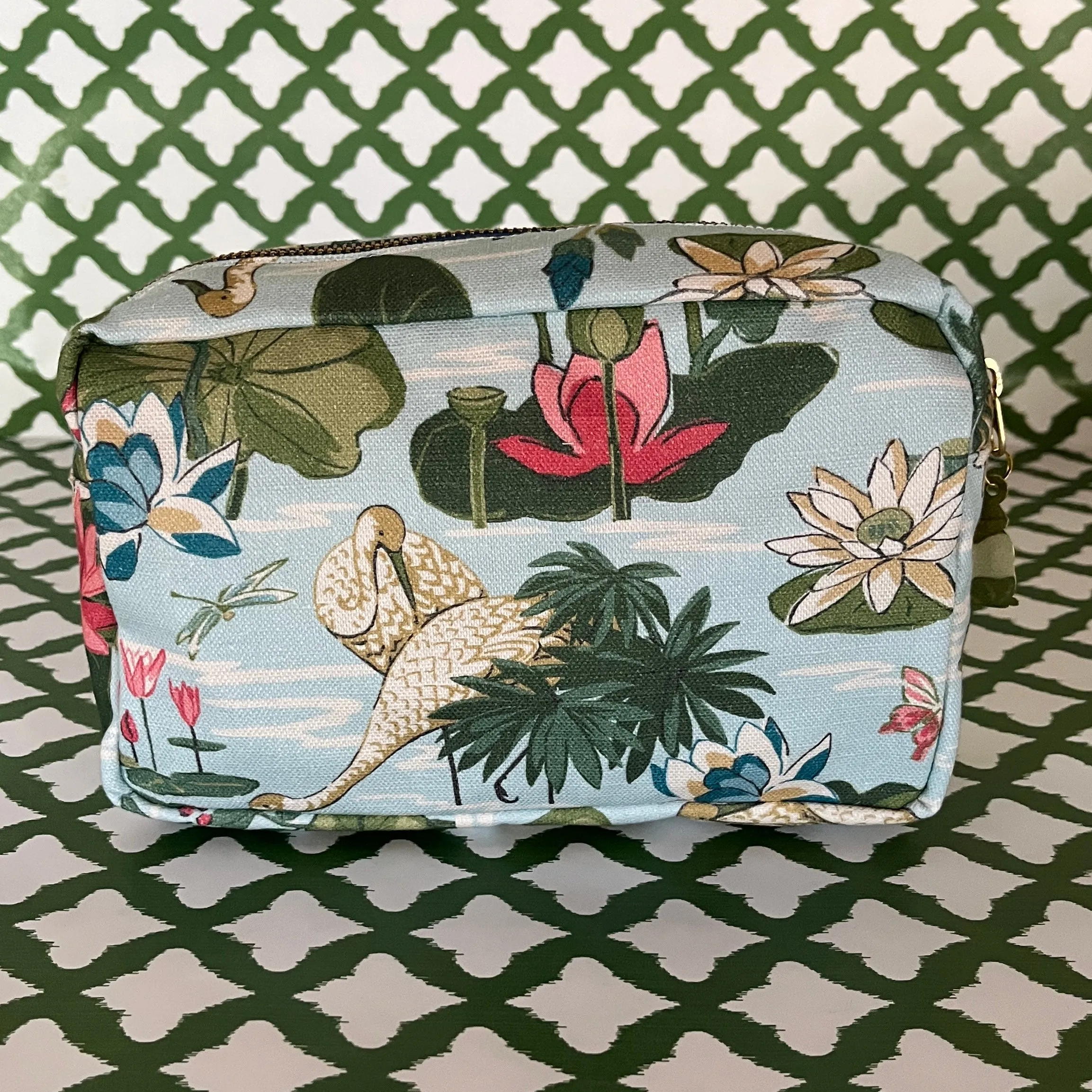 Medium Meadow Club Sky Blue Toiletries Bag