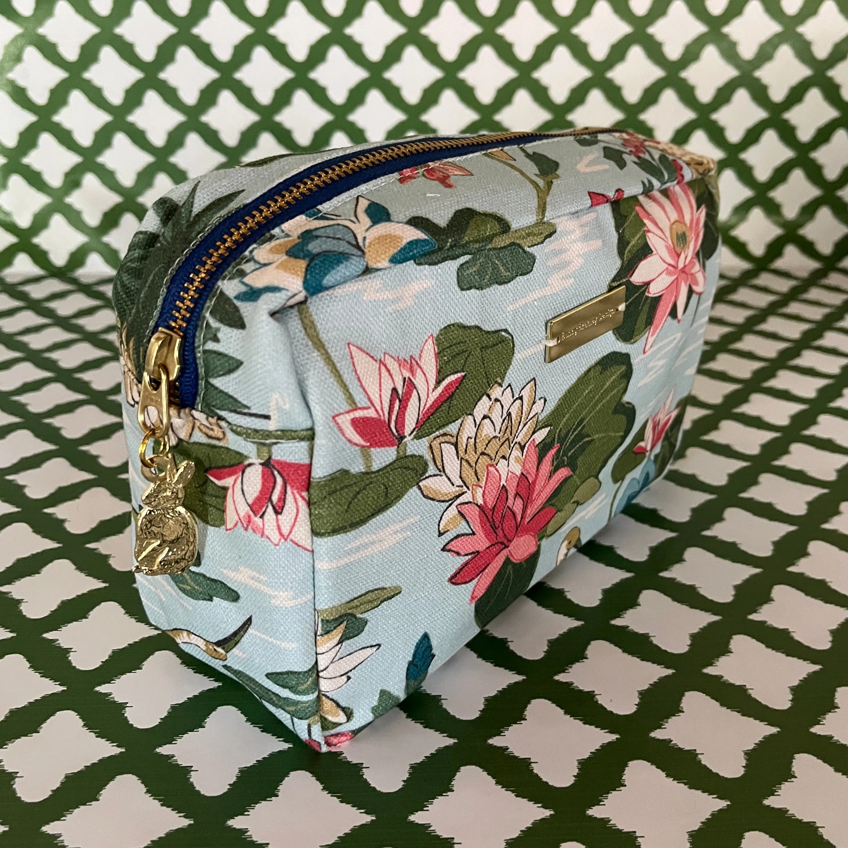 Medium Meadow Club Sky Blue Toiletries Bag