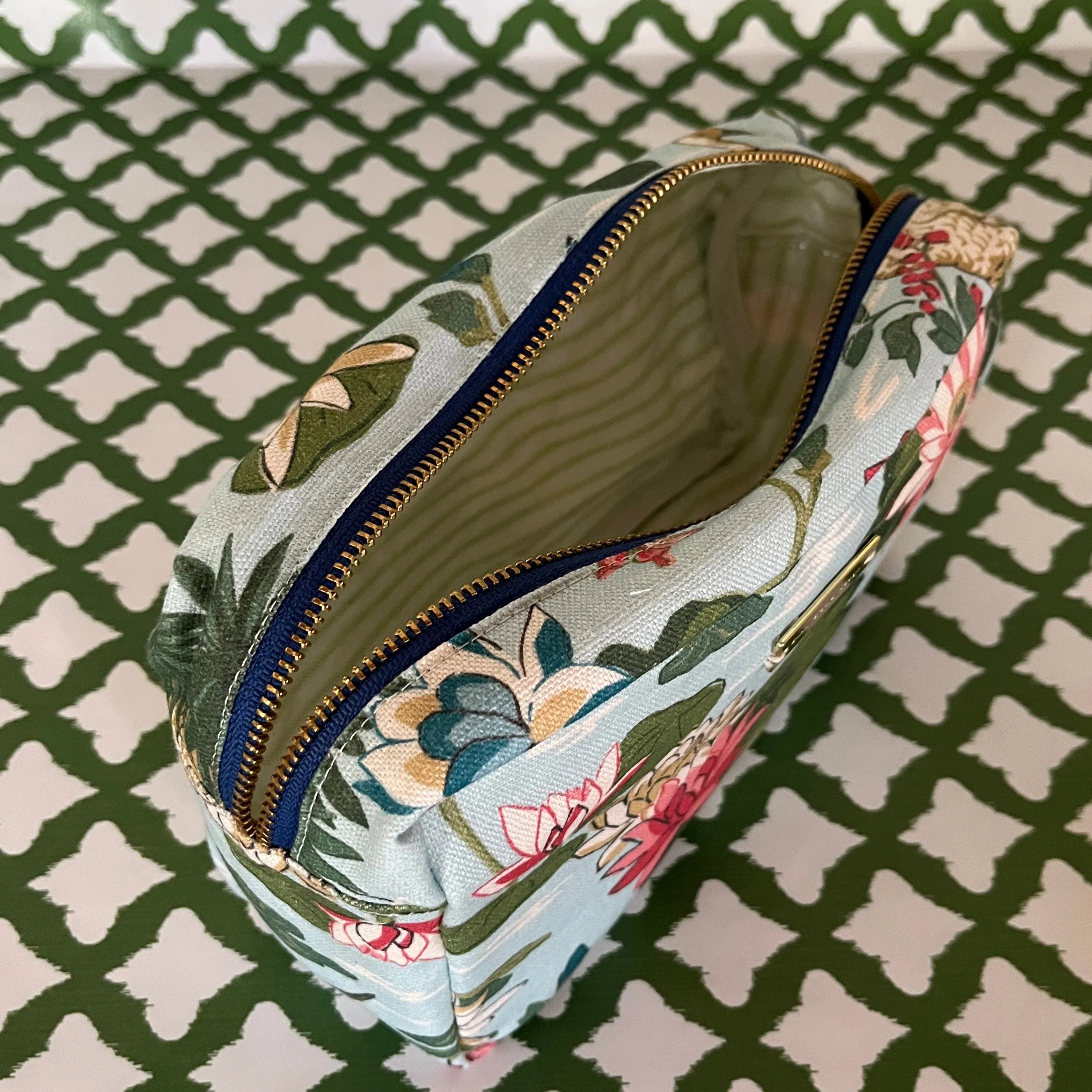 Medium Meadow Club Sky Blue Toiletries Bag