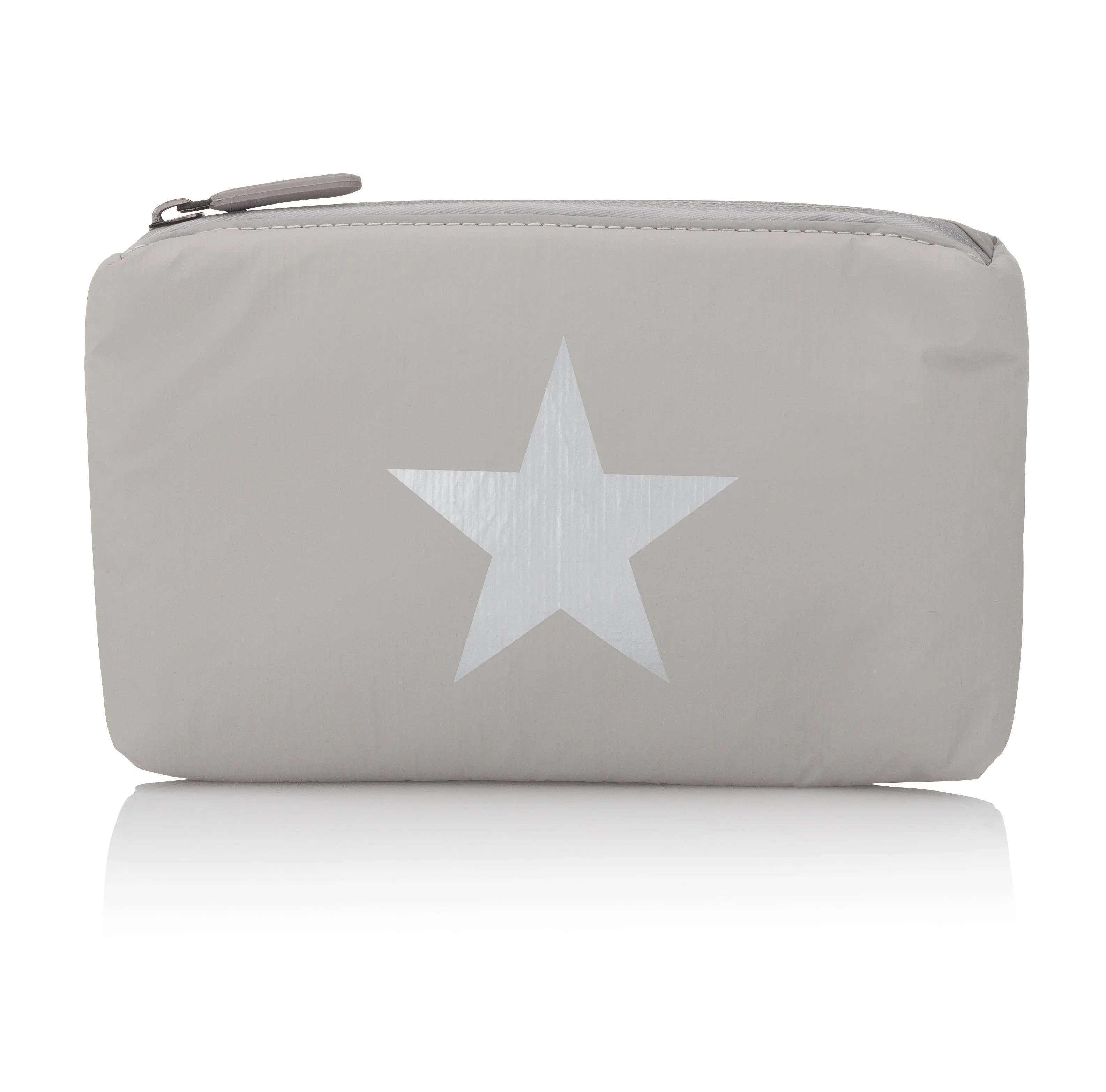 Mini Zipper Pack in Earth Gray with Silver Star