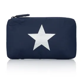 Mini Zipper Pack in Navy with Silver Star