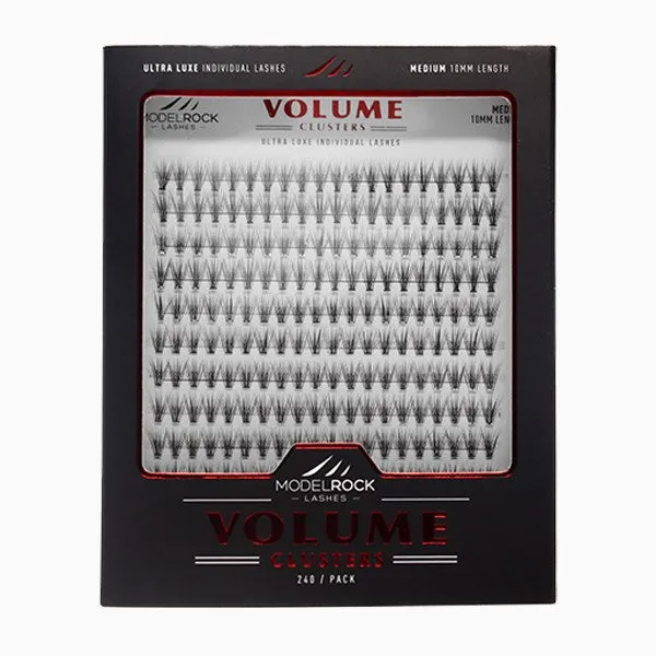 Modelrock Ultra Luxe Volume Cluster Lashes - MEDIUM 10mm - 240 Clusters