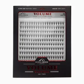 Modelrock Ultra Luxe Volume Cluster Lashes - MEDIUM 10mm - 240 Clusters