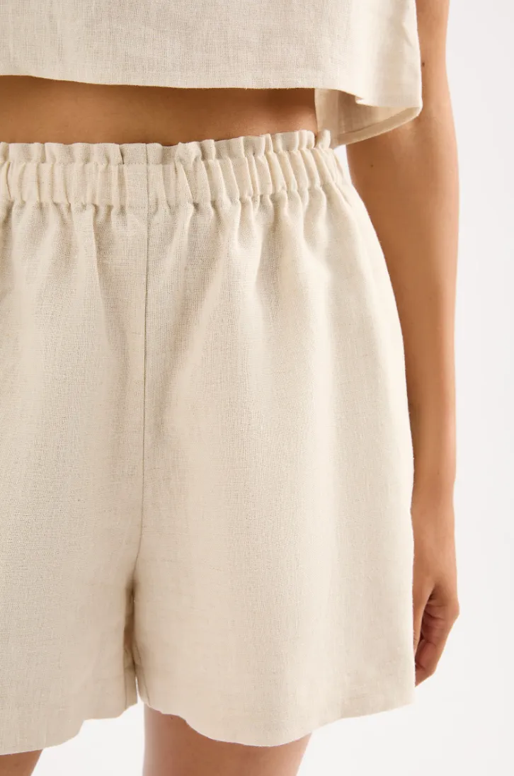Nude Lucy - Ingrid Linen Short (Natural)