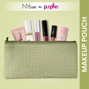 NY Bae Travel Around Town Pouch | Travel Friendly | Multi Purpose Bag | Spacious - Pista Punch