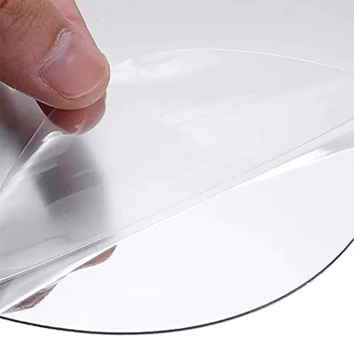 Oval Shape Mirror Sticker for Wall on Tiles Bathroom Bedroom Living Room Unbreakable Acrylic (Ovel Shape) 30 * 20 (Oval Shape)
