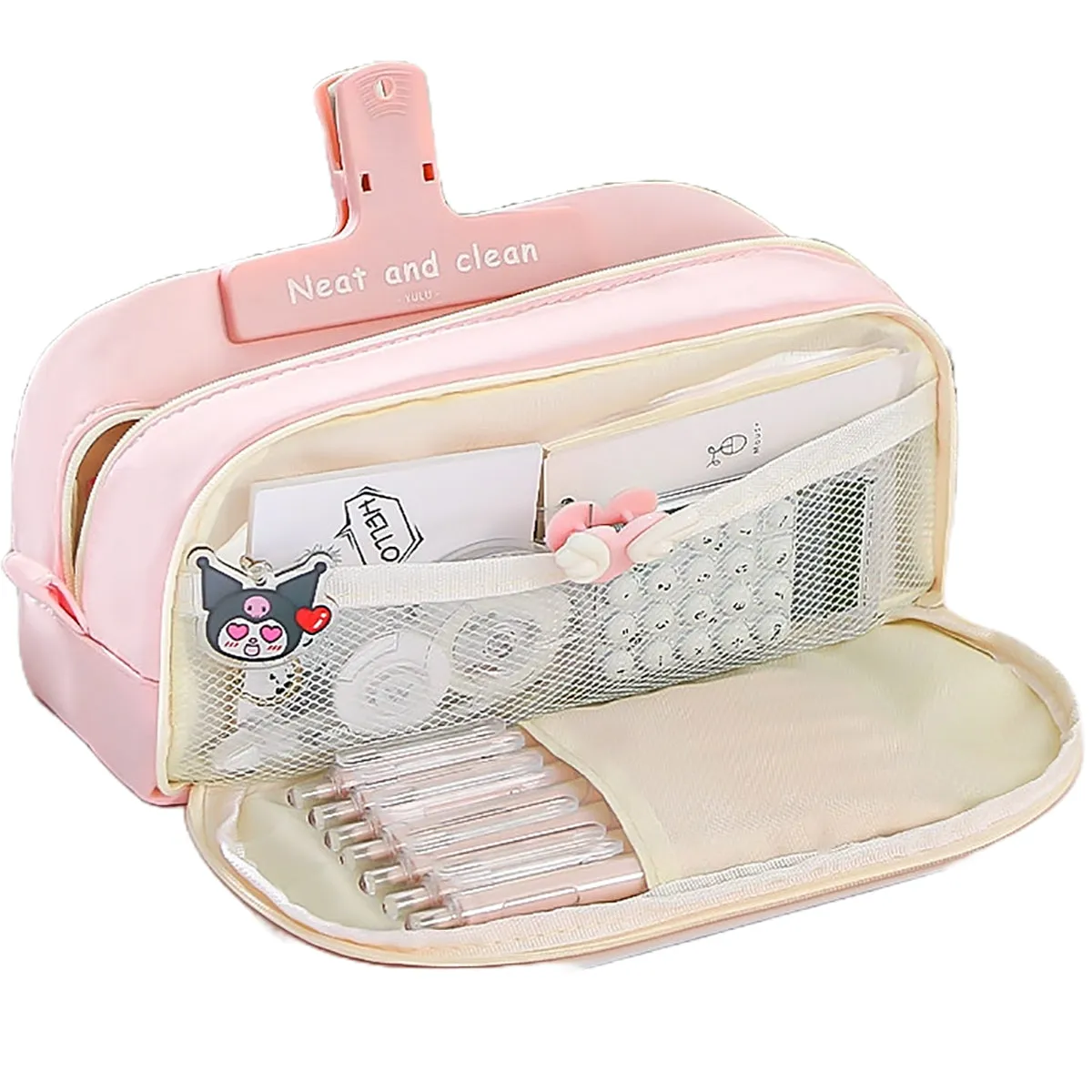 Pen Pencil Case Durable Big Storage Pen Pouch Bag for School Supplies Office College Teen Girls Adults