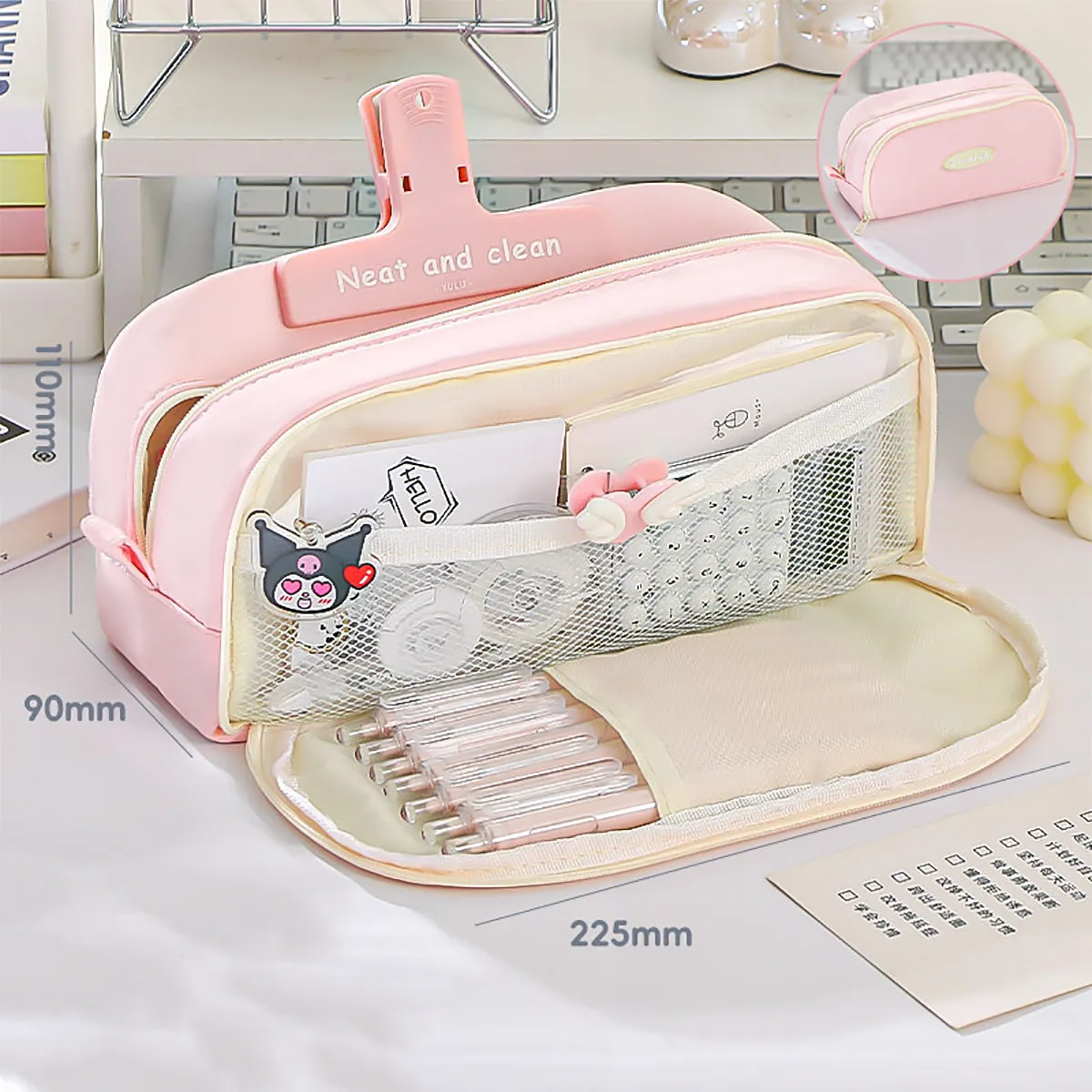 Pen Pencil Case Durable Big Storage Pen Pouch Bag for School Supplies Office College Teen Girls Adults
