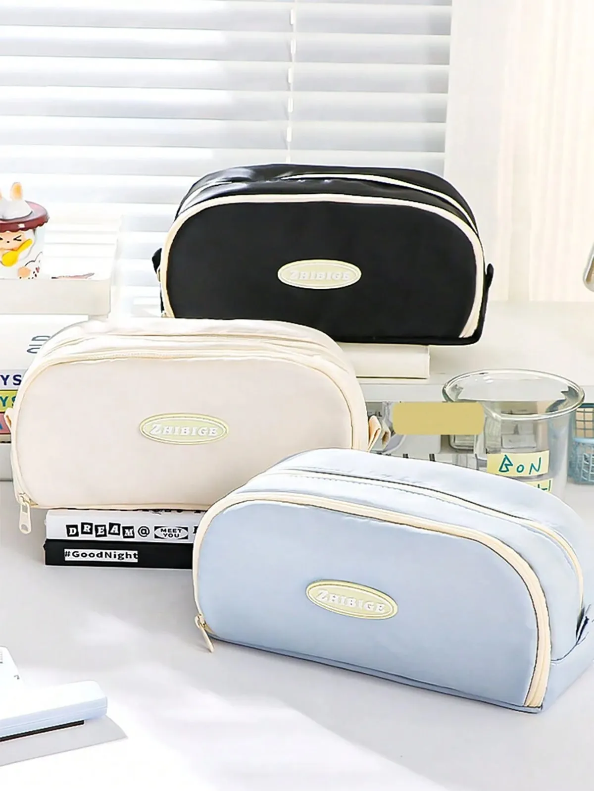 Pen Pencil Case Durable Big Storage Pen Pouch Bag for School Supplies Office College Teen Girls Adults