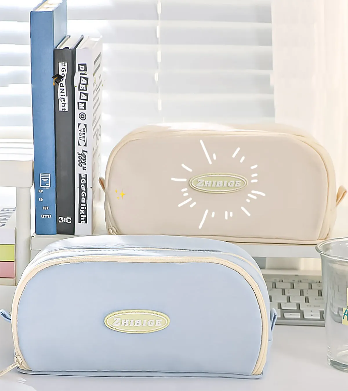 Pen Pencil Case Durable Big Storage Pen Pouch Bag for School Supplies Office College Teen Girls Adults