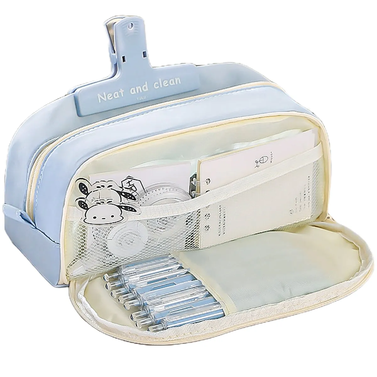 Pen Pencil Case Durable Big Storage Pen Pouch Bag for School Supplies Office College Teen Girls Adults
