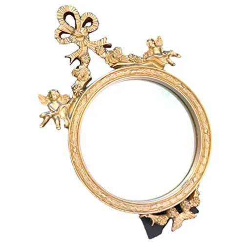 Pinakine® Decorative Wall Mirror Vanity Trays Makeup Mirror for Bedroom Dresser Decor