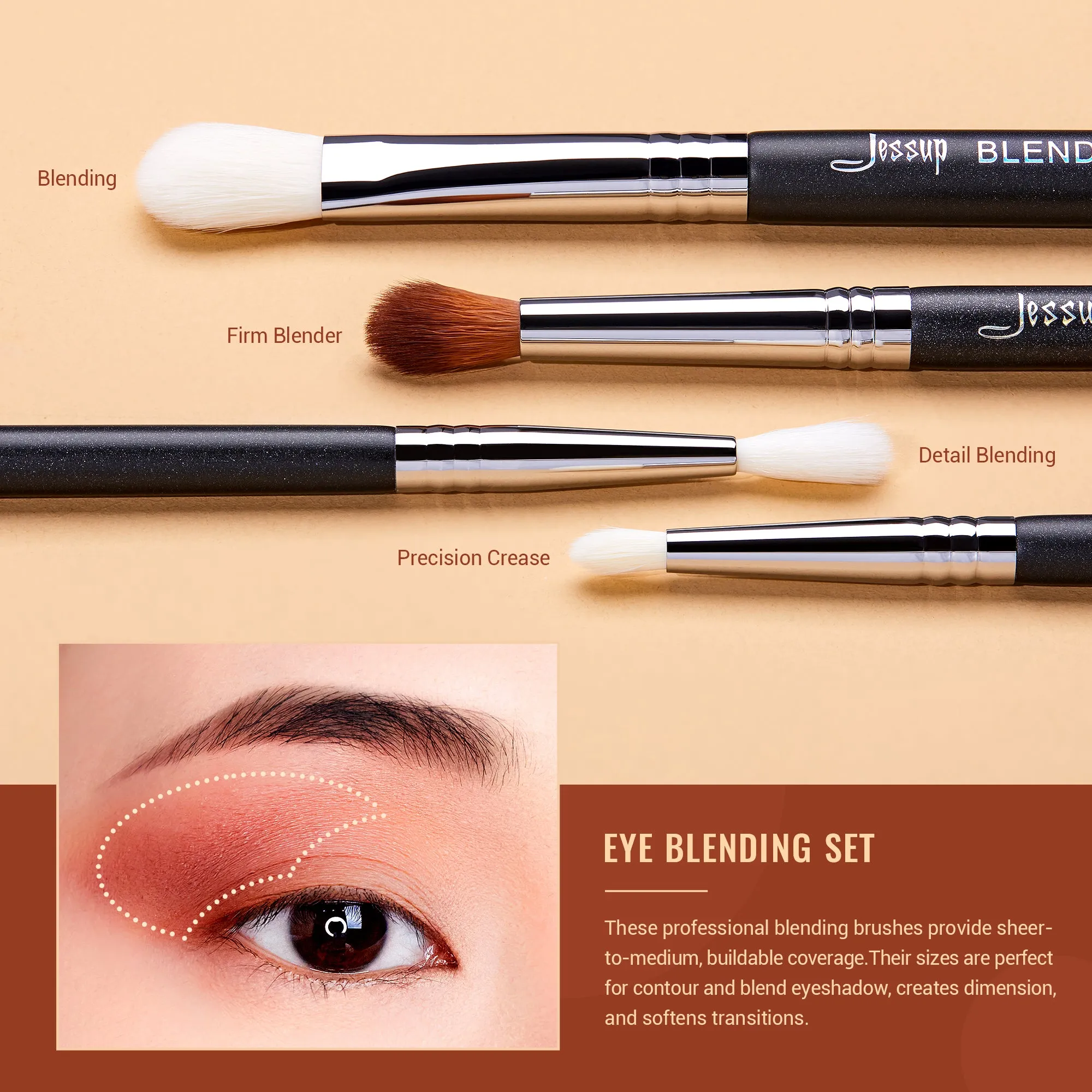 PRO Blending Brush Set 13pcs T338