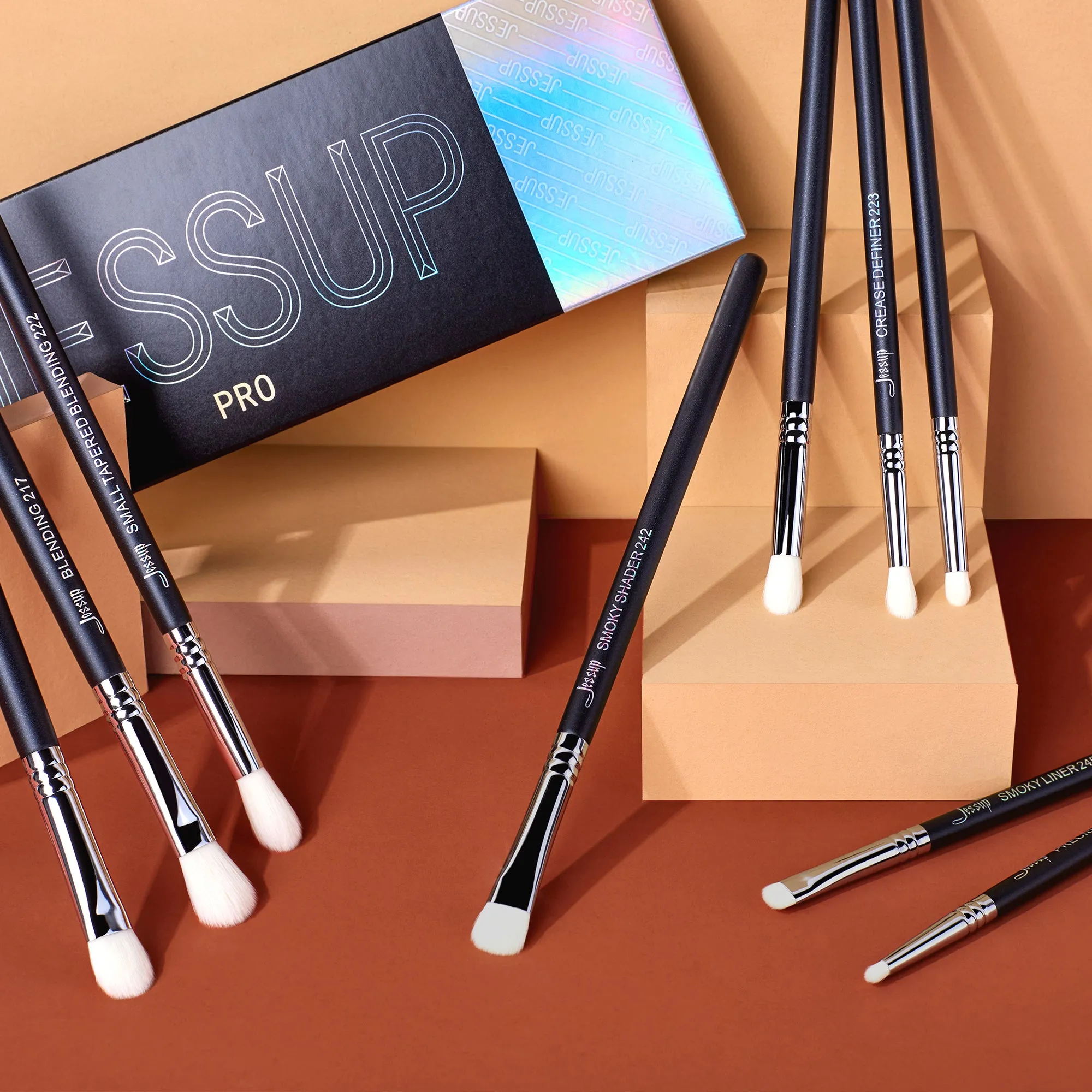 PRO Eyeshadow Brush Set 11pcs T340